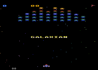 Galaxian title screen for Atari 5200